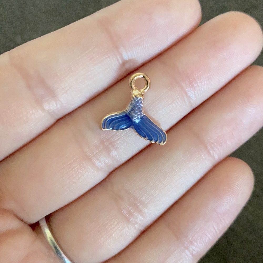 3/$30 enamel and gold plated mermaid charm